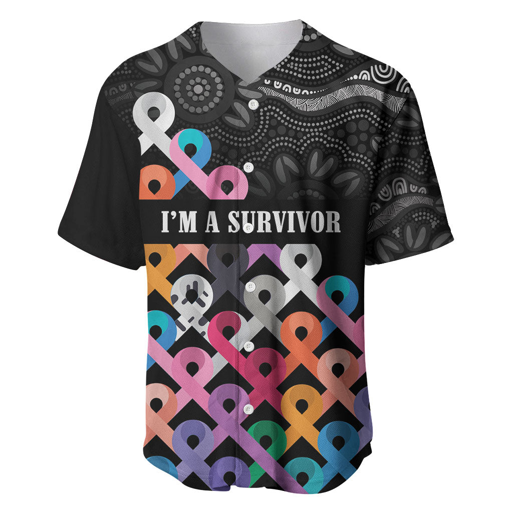 Australia Cancer Survivor Personalised Baseball Jersey I’m A Survivor All Cancer