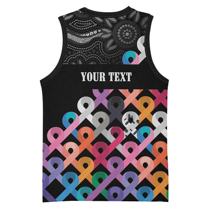 Australia Cancer Survivor Personalised Basketball Jersey I’m A Survivor All Cancer