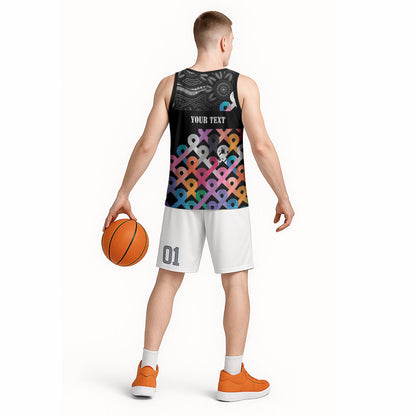 Australia Cancer Survivor Personalised Basketball Jersey I’m A Survivor All Cancer