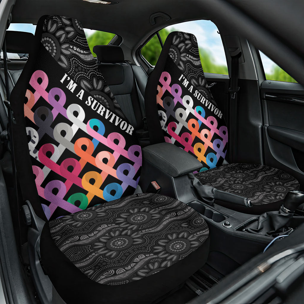 Australia Cancer Survivor Car Seat Cover I’m A Survivor All Cancer