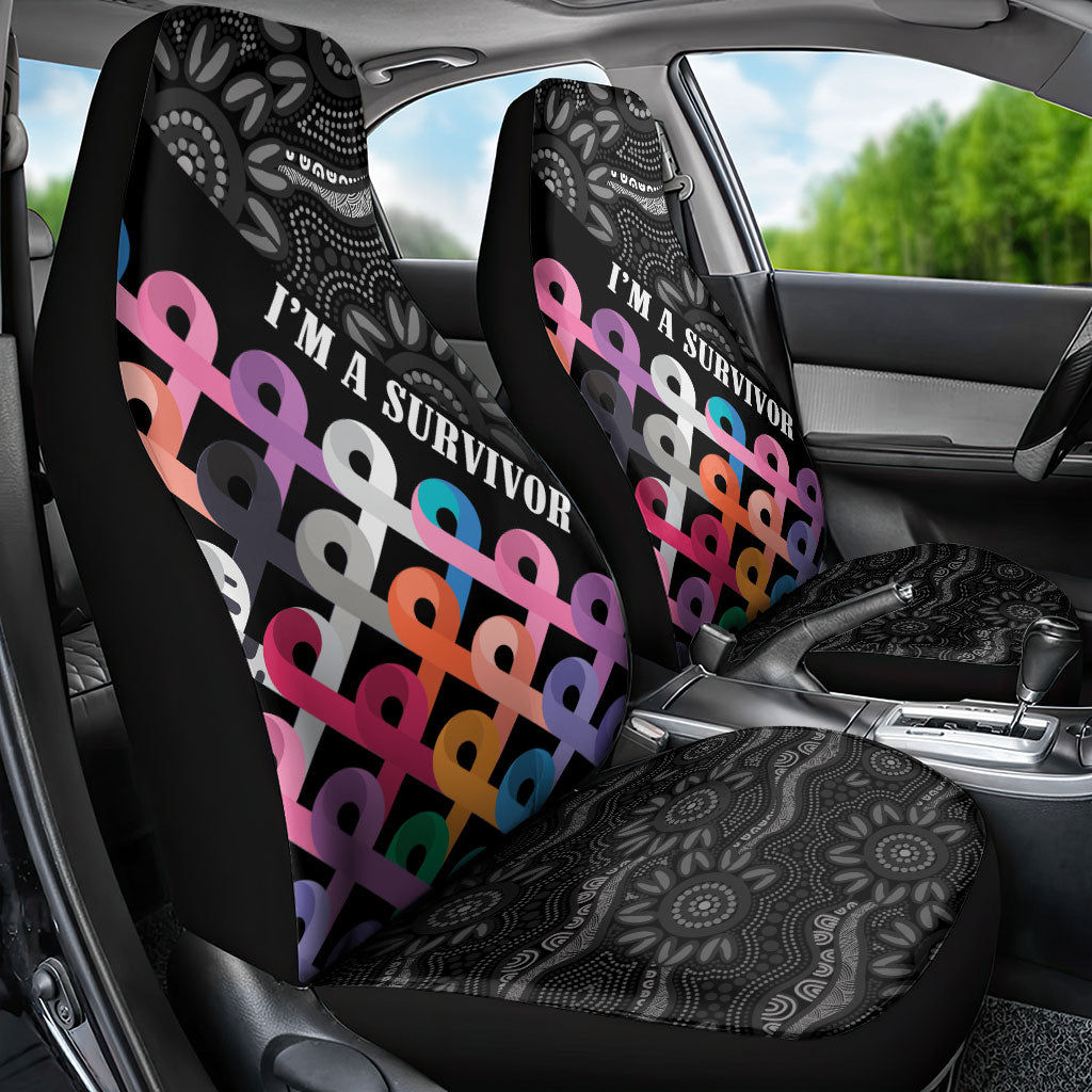 Australia Cancer Survivor Car Seat Cover I’m A Survivor All Cancer