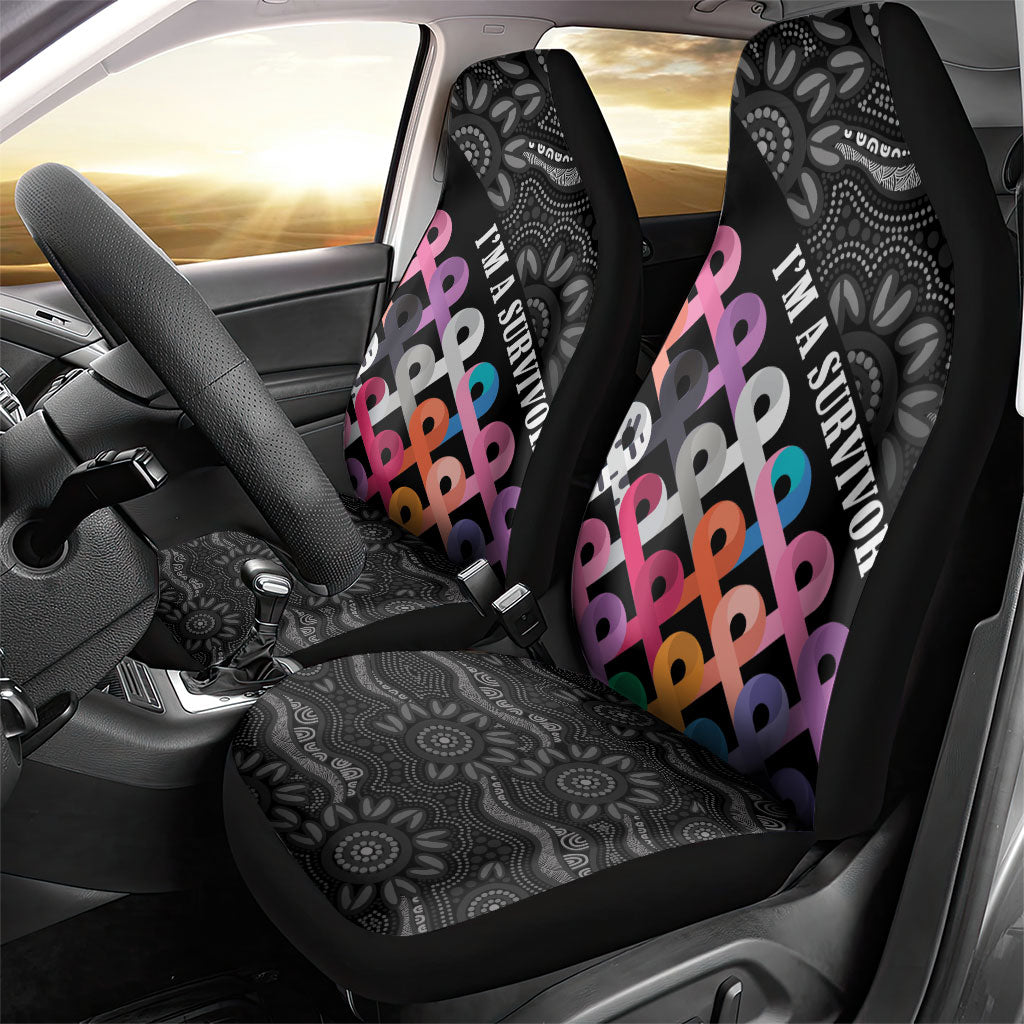 Australia Cancer Survivor Car Seat Cover I’m A Survivor All Cancer