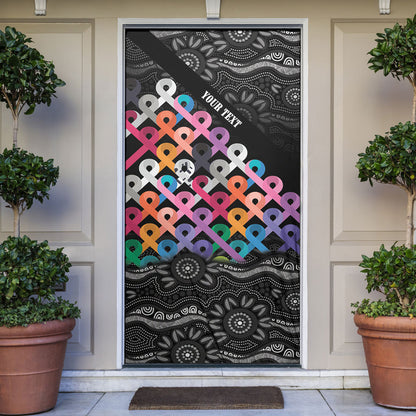 Australia Cancer Survivor Personalised Door Cover I’m A Survivor All Cancer