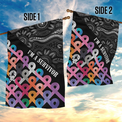 Australia Cancer Survivor Garden Flag I’m A Survivor All Cancer