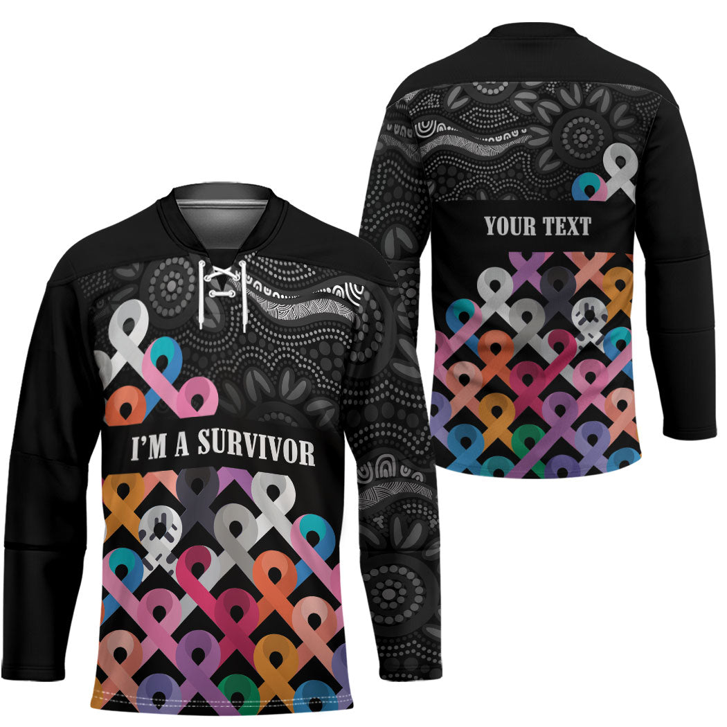 Australia Cancer Survivor Personalised Hockey Jersey I’m A Survivor All Cancer