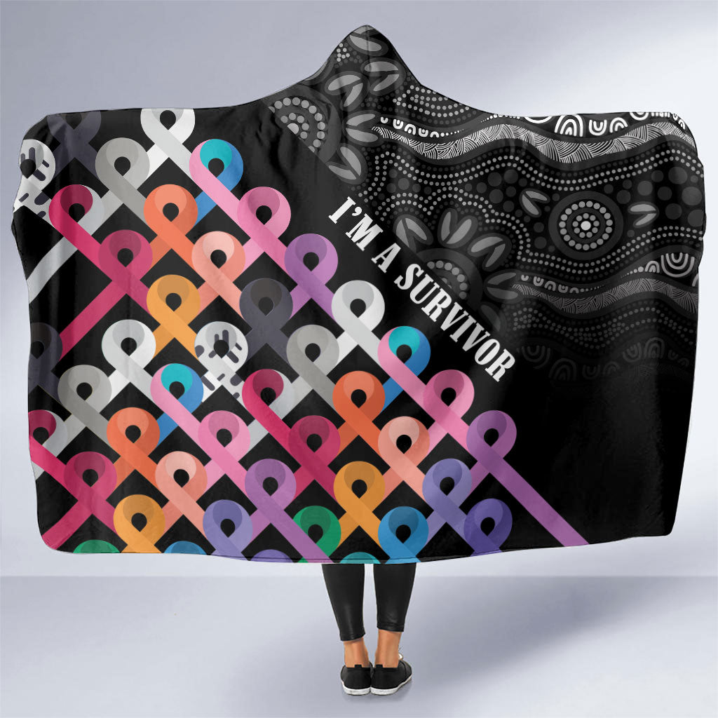 Australia Cancer Survivor Hooded Blanket I’m A Survivor All Cancer