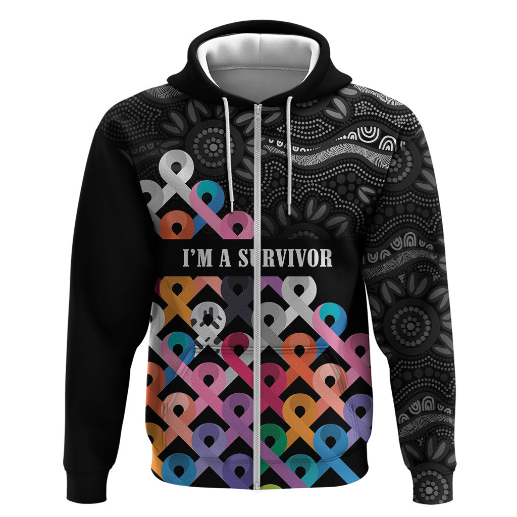 Australia Cancer Survivor Personalised Hoodie I’m A Survivor All Cancer