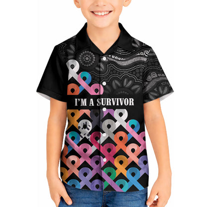 Australia Cancer Survivor Personalised Kid Hawaiian Shirt I’m A Survivor All Cancer