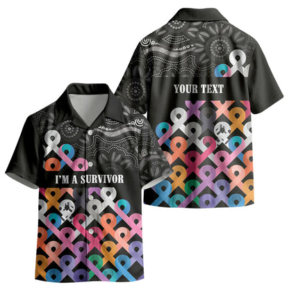 Australia Cancer Survivor Personalised Kid Hawaiian Shirt I’m A Survivor All Cancer