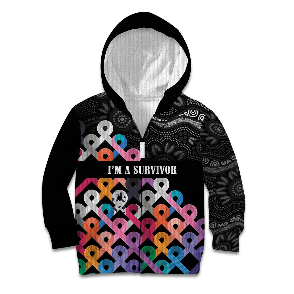 Australia Cancer Survivor Personalised Kid Hoodie I’m A Survivor All Cancer