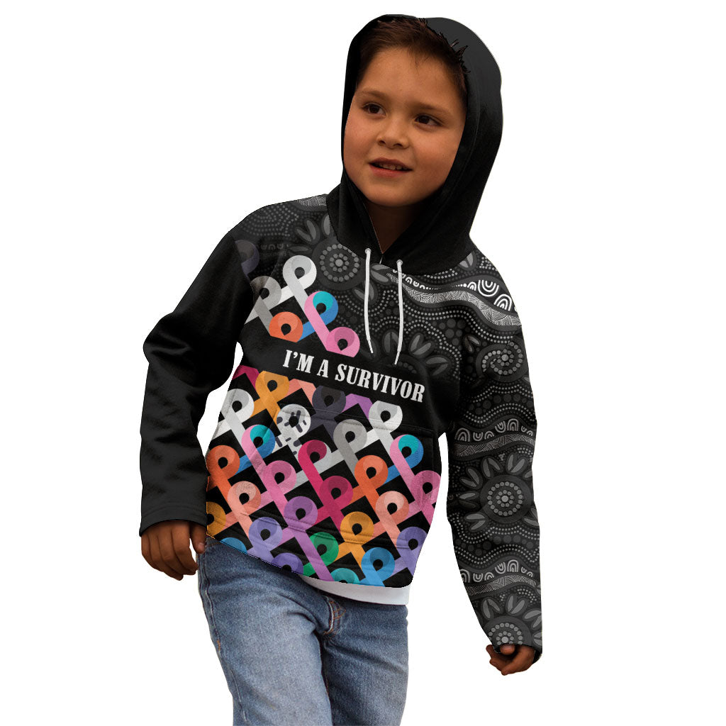 Australia Cancer Survivor Personalised Kid Hoodie I’m A Survivor All Cancer