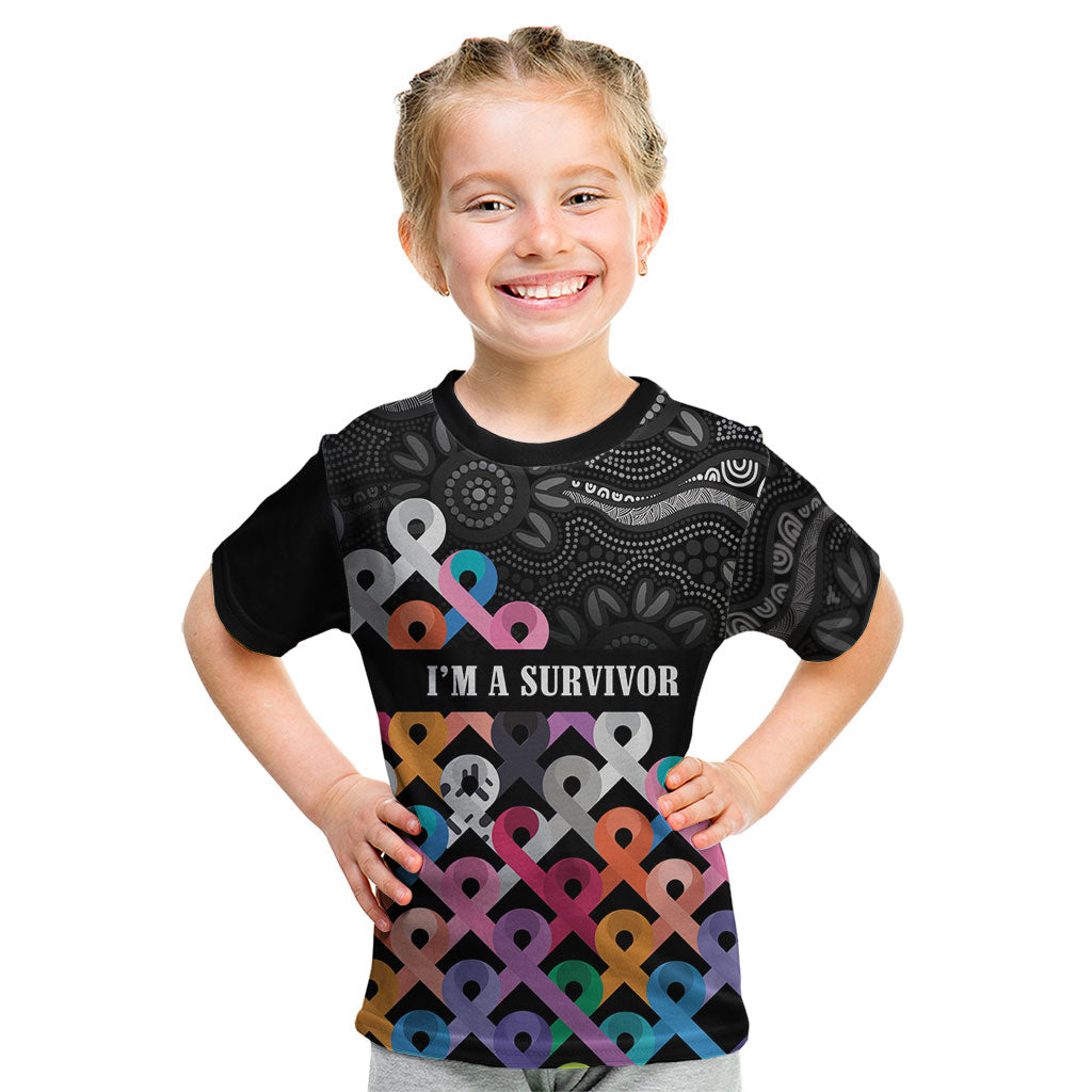 Australia Cancer Survivor Personalised Kid T Shirt I’m A Survivor All Cancer