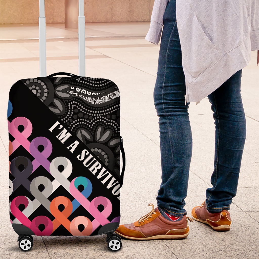 Australia Cancer Survivor Luggage Cover I’m A Survivor All Cancer