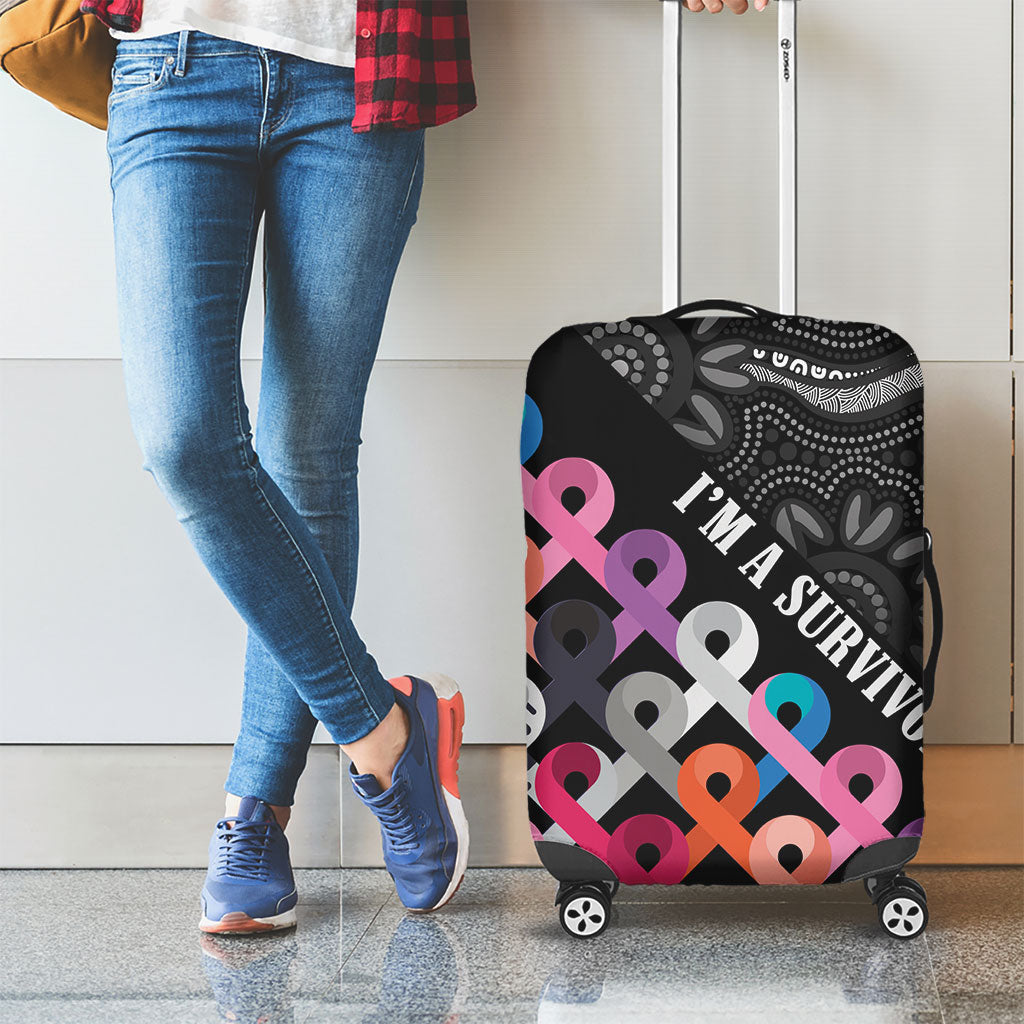 Australia Cancer Survivor Luggage Cover I’m A Survivor All Cancer
