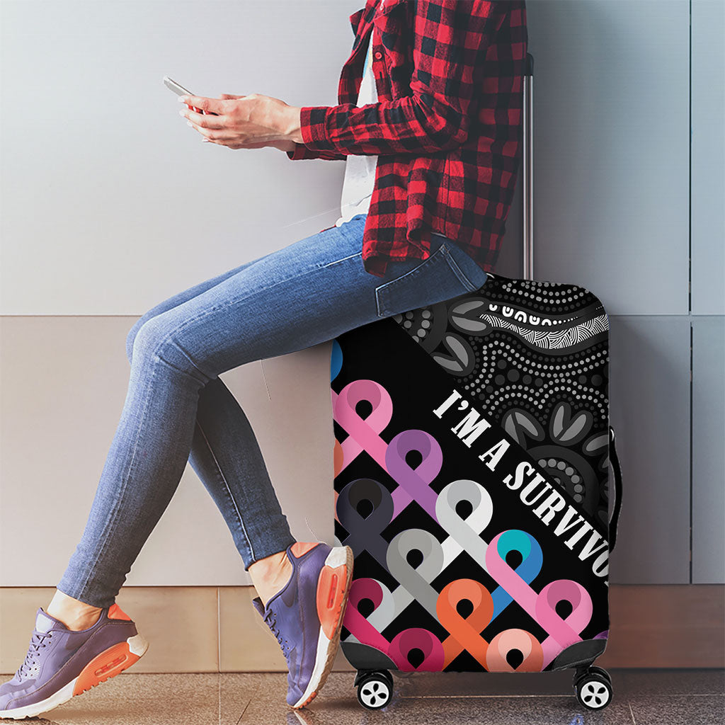 Australia Cancer Survivor Luggage Cover I’m A Survivor All Cancer