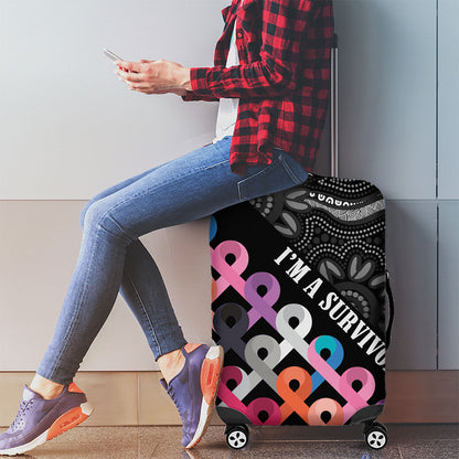 Australia Cancer Survivor Luggage Cover I’m A Survivor All Cancer