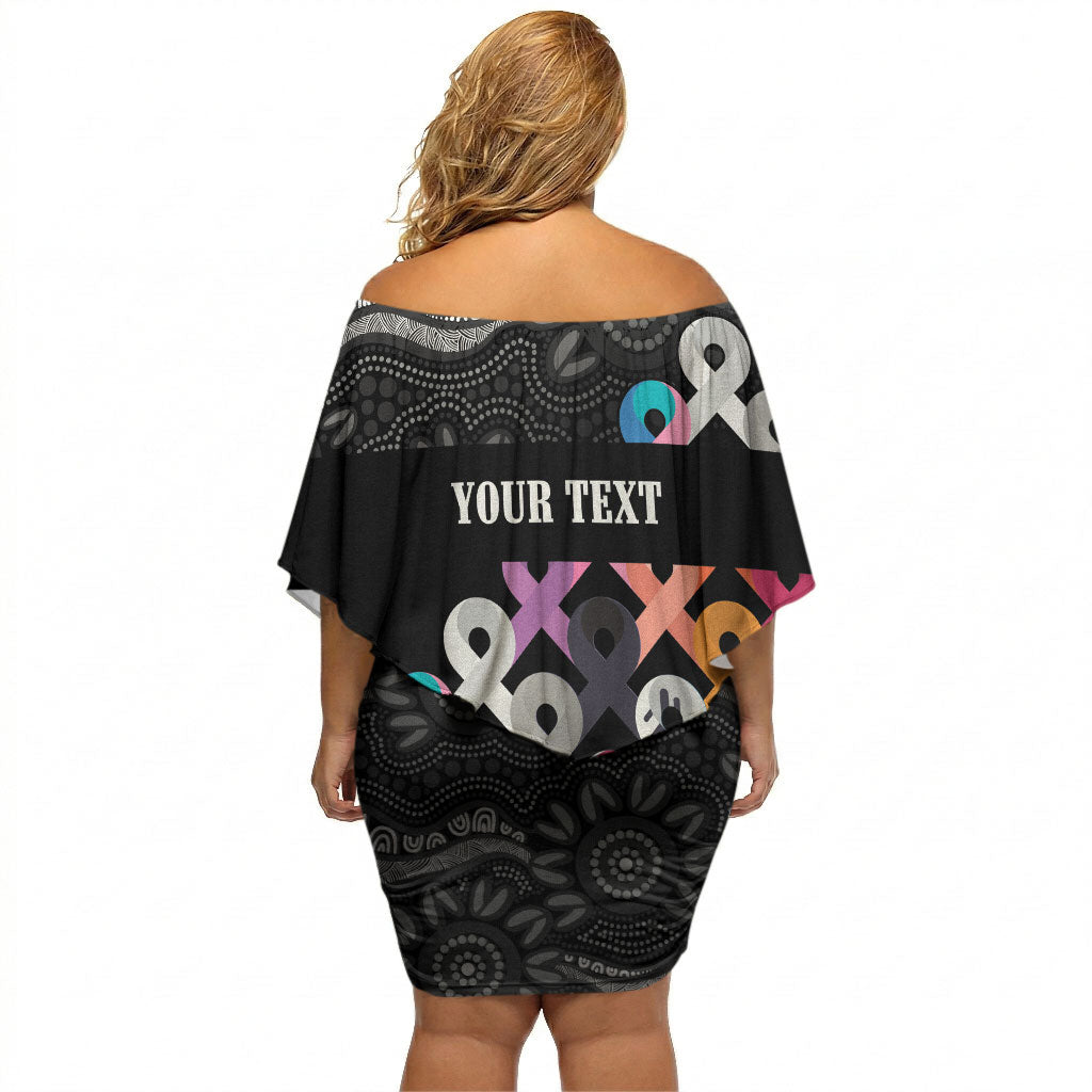 Australia Cancer Survivor Personalised Off Shoulder Short Dress I’m A Survivor All Cancer