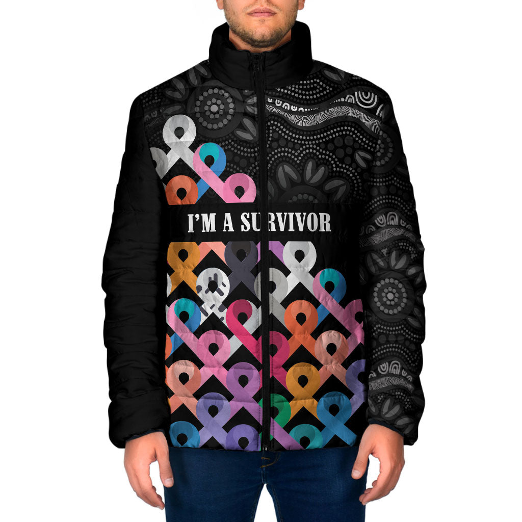 Australia Cancer Survivor Personalised Padded Jacket I’m A Survivor All Cancer