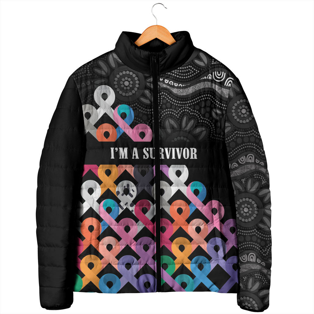 Australia Cancer Survivor Personalised Padded Jacket I’m A Survivor All Cancer