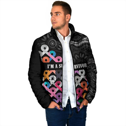 Australia Cancer Survivor Personalised Padded Jacket I’m A Survivor All Cancer