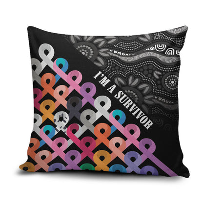 Australia Cancer Survivor Pillow Cover I’m A Survivor All Cancer
