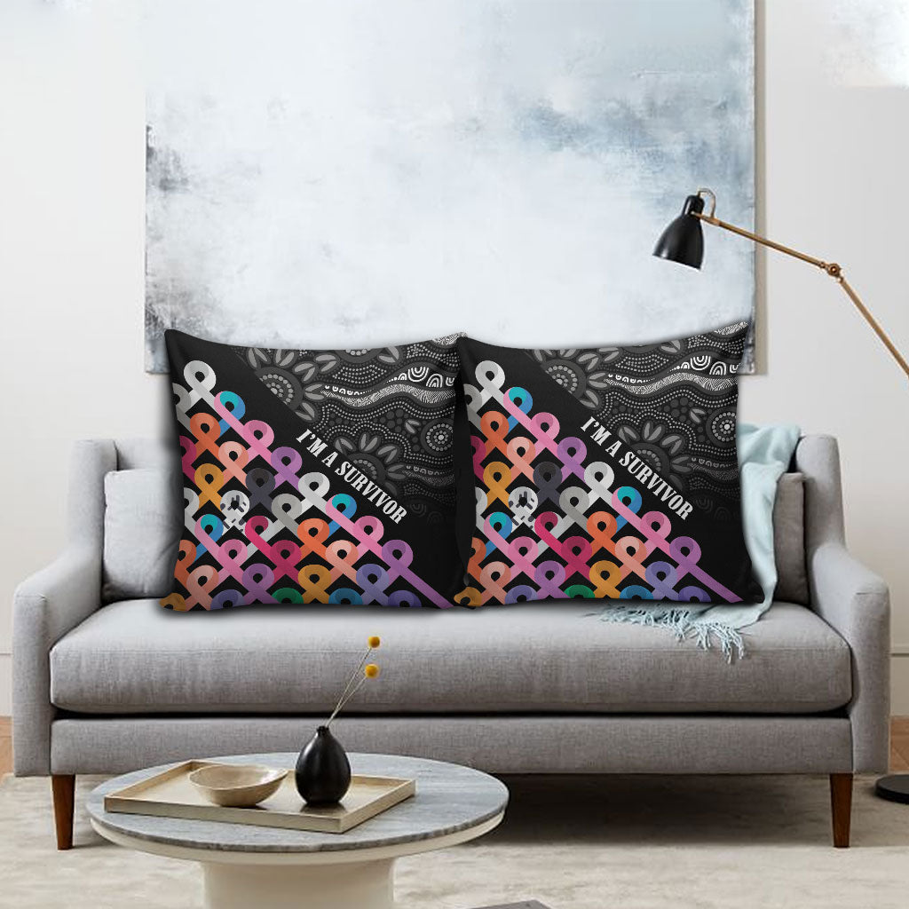 Australia Cancer Survivor Pillow Cover I’m A Survivor All Cancer