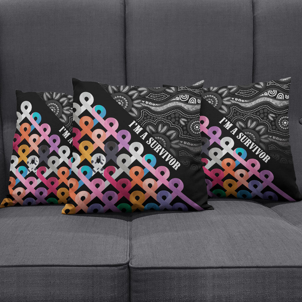 Australia Cancer Survivor Pillow Cover I’m A Survivor All Cancer