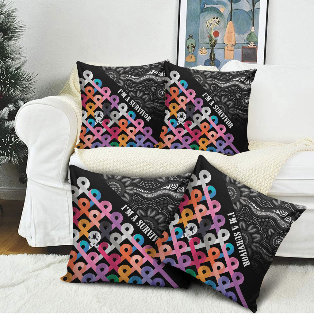 Australia Cancer Survivor Pillow Cover I’m A Survivor All Cancer