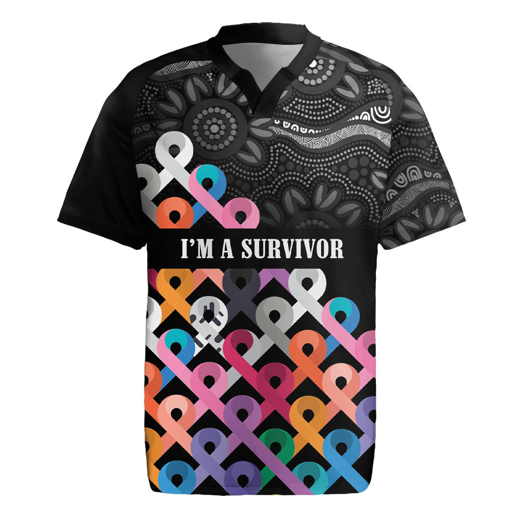 Australia Cancer Survivor Personalised Rugby Jersey I’m A Survivor All Cancer
