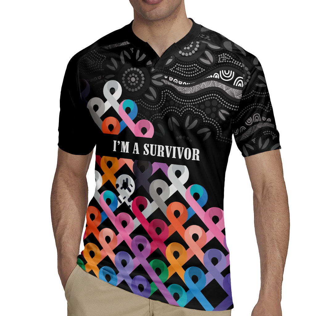 Australia Cancer Survivor Personalised Rugby Jersey I’m A Survivor All Cancer