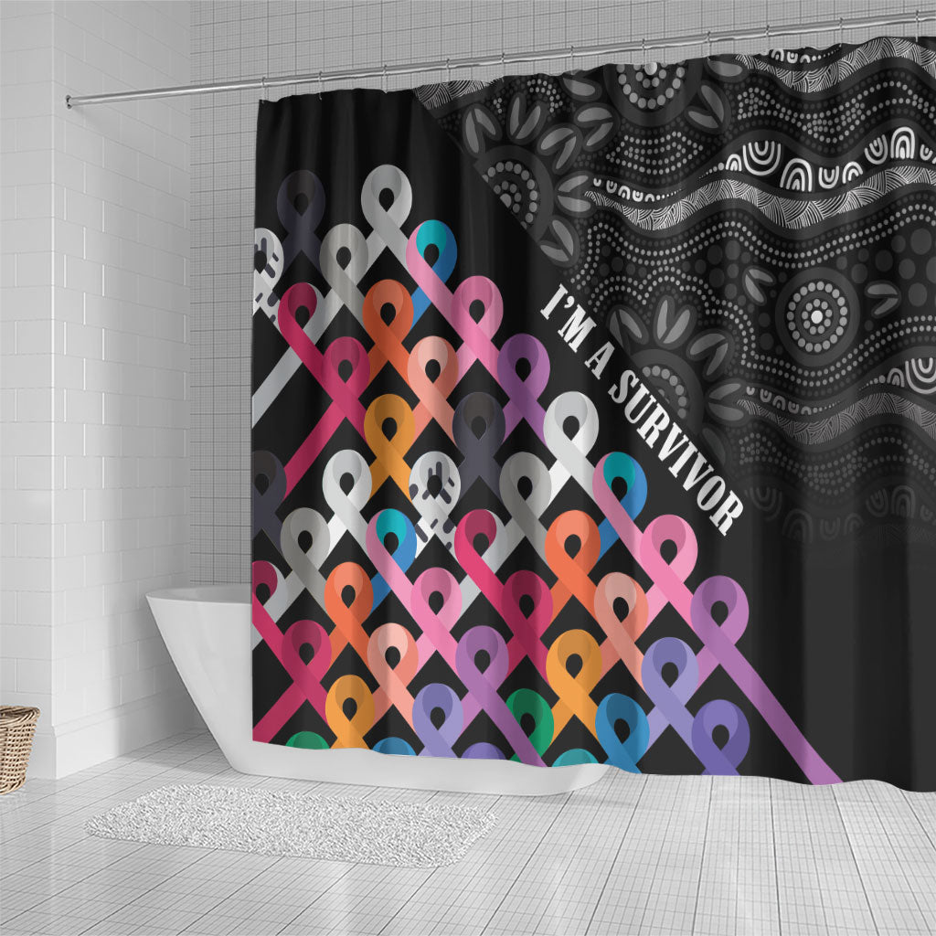 Australia Cancer Survivor Shower Curtain I’m A Survivor All Cancer