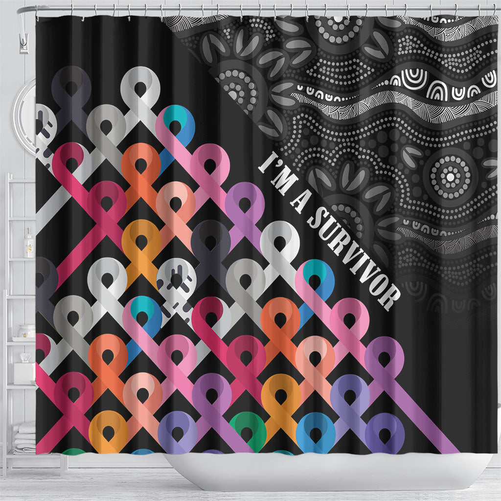 Australia Cancer Survivor Shower Curtain I’m A Survivor All Cancer
