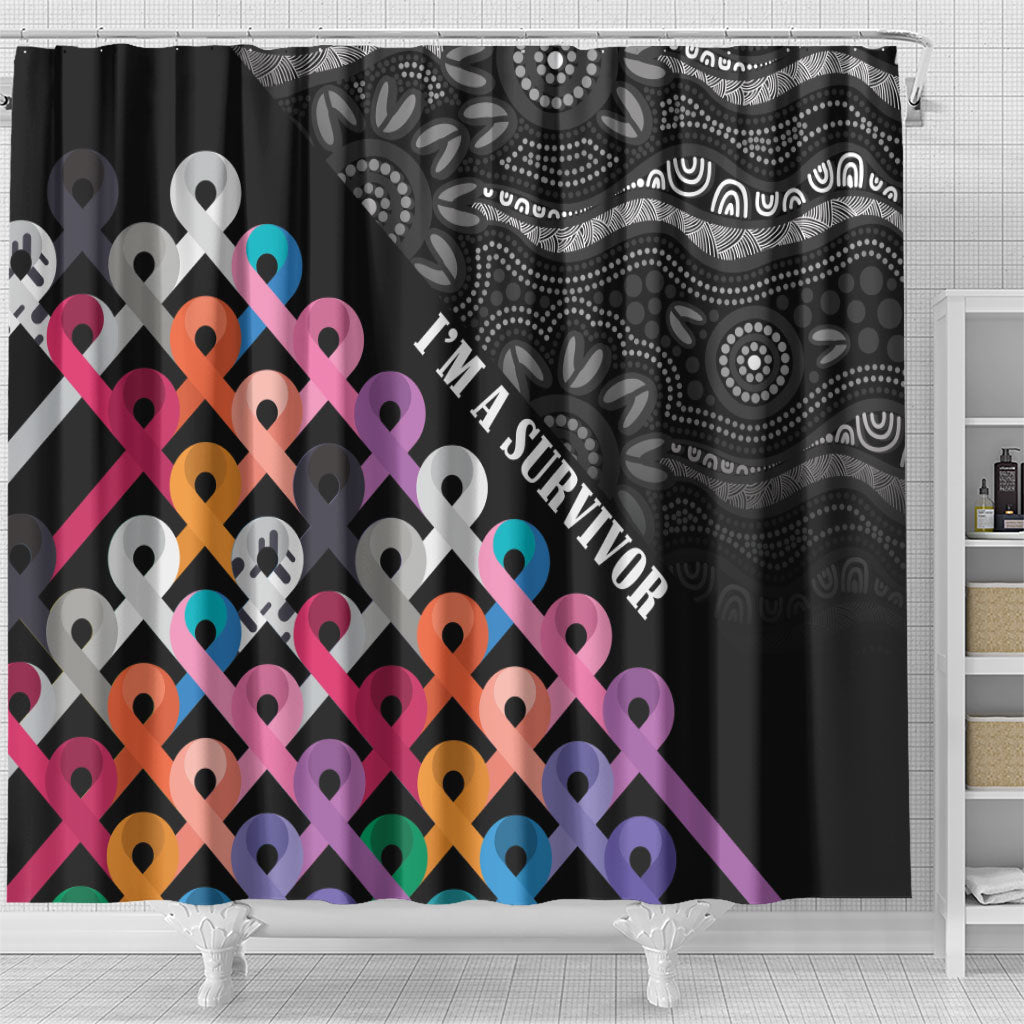 Australia Cancer Survivor Shower Curtain I’m A Survivor All Cancer