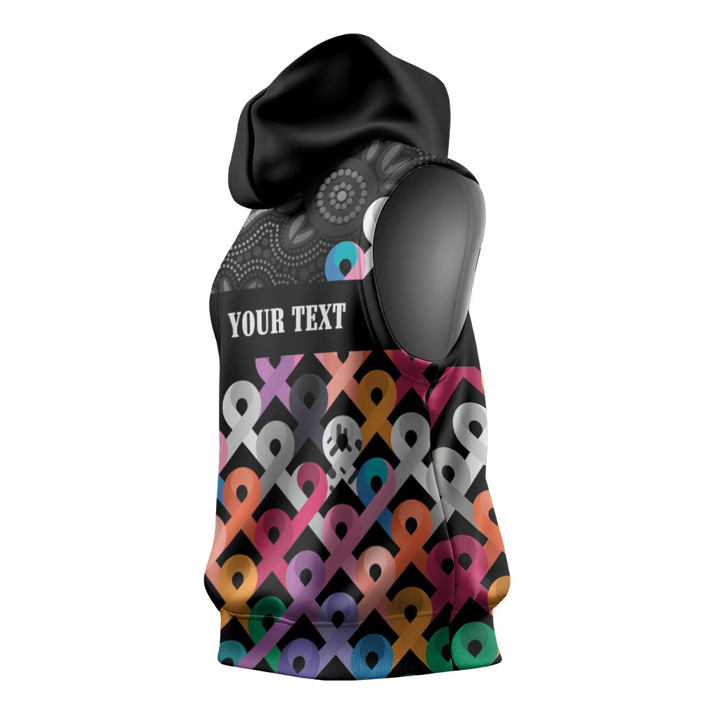 Australia Cancer Survivor Personalised Sleeveless Hoodie I’m A Survivor All Cancer