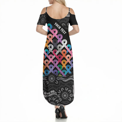 Australia Cancer Survivor Personalised Summer Maxi Dress I’m A Survivor All Cancer