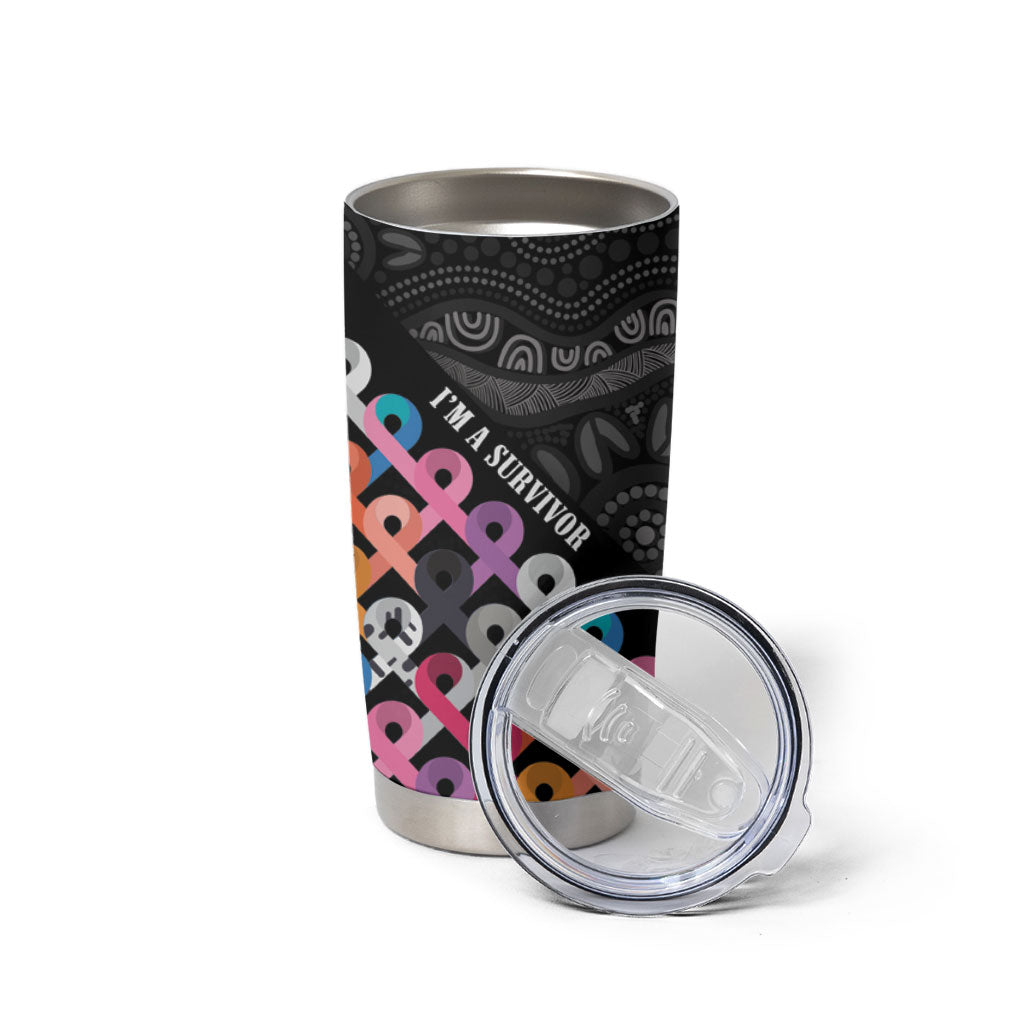 Australia Cancer Survivor Personalised Tumbler Cup I’m A Survivor All Cancer