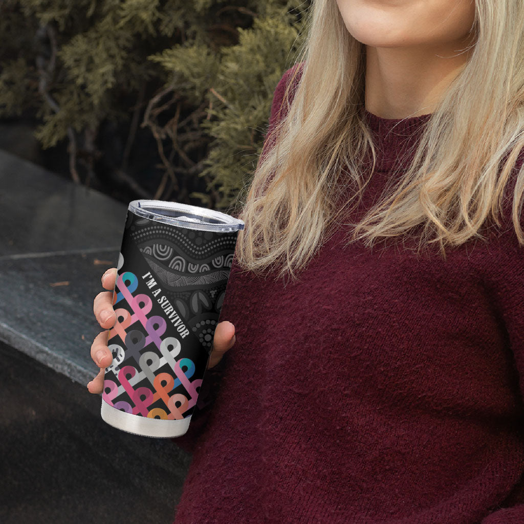 Australia Cancer Survivor Personalised Tumbler Cup I’m A Survivor All Cancer