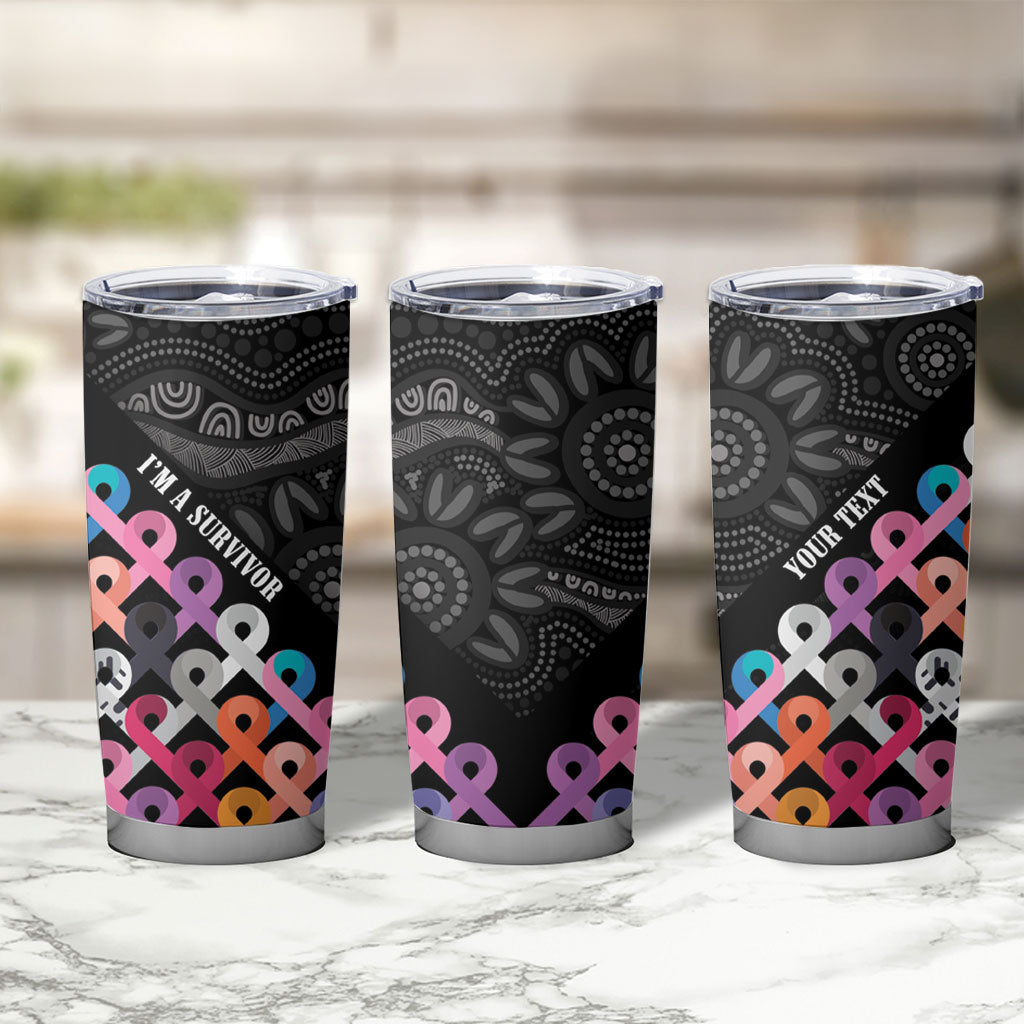 Australia Cancer Survivor Personalised Tumbler Cup I’m A Survivor All Cancer