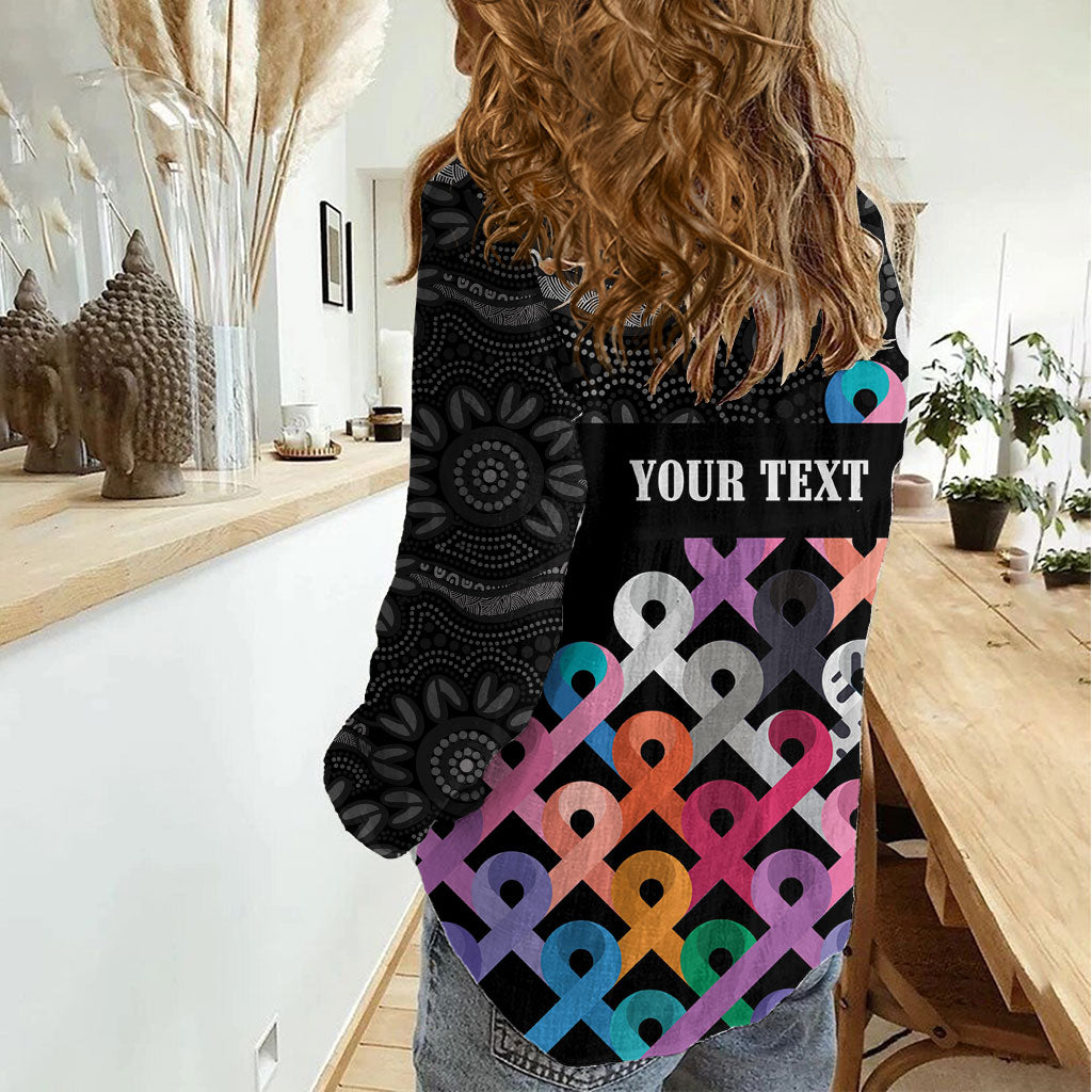 Australia Cancer Survivor Personalised Women Casual Shirt I’m A Survivor All Cancer