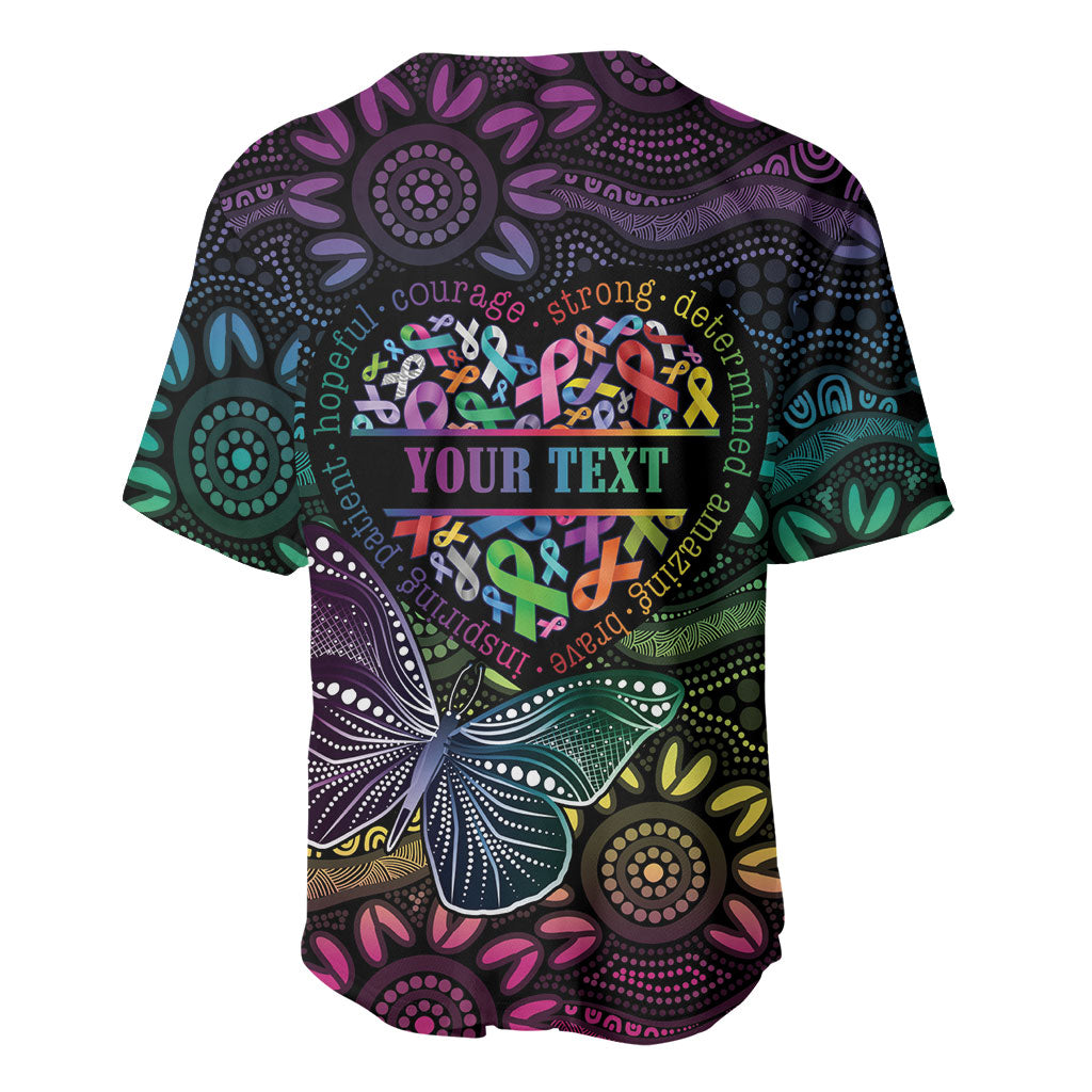 Australia Cancer Survivor Personalised Baseball Jersey I’m A Survivor Ribbon Heart