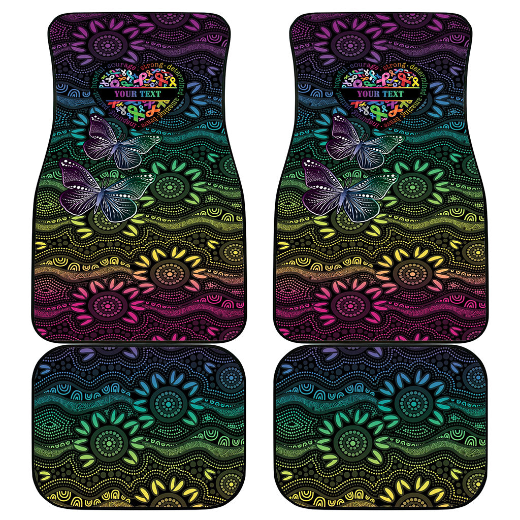 Australia Cancer Survivor Personalised Car Mats I’m A Survivor Ribbon Heart