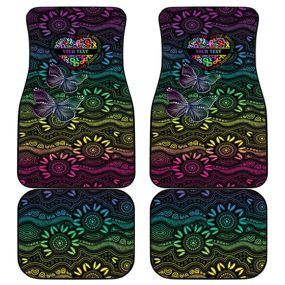 Australia Cancer Survivor Personalised Car Mats I’m A Survivor Ribbon Heart
