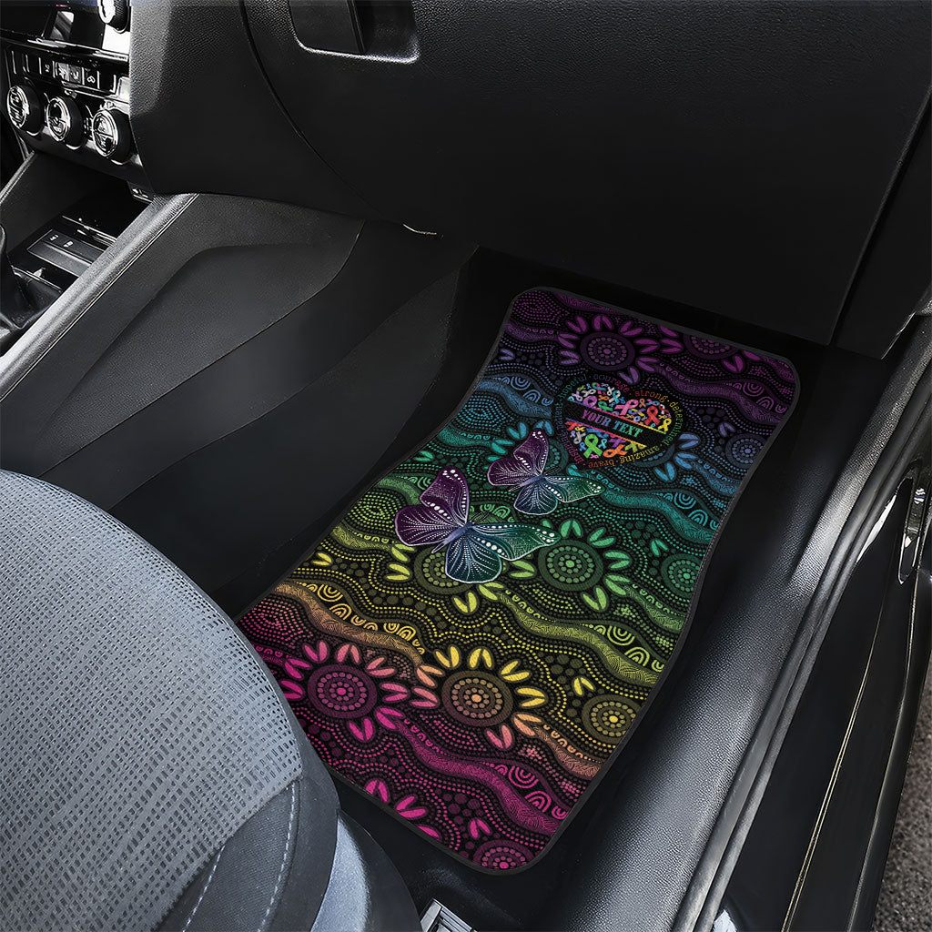 Australia Cancer Survivor Personalised Car Mats I’m A Survivor Ribbon Heart