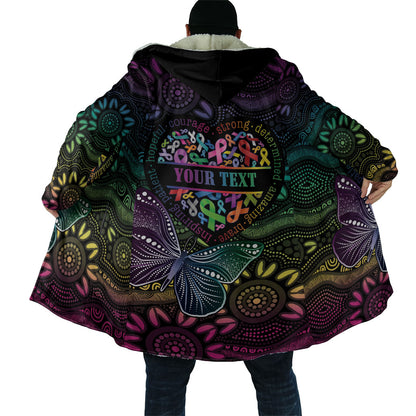 Australia Cancer Survivor Personalised Cloak I’m A Survivor Ribbon Heart