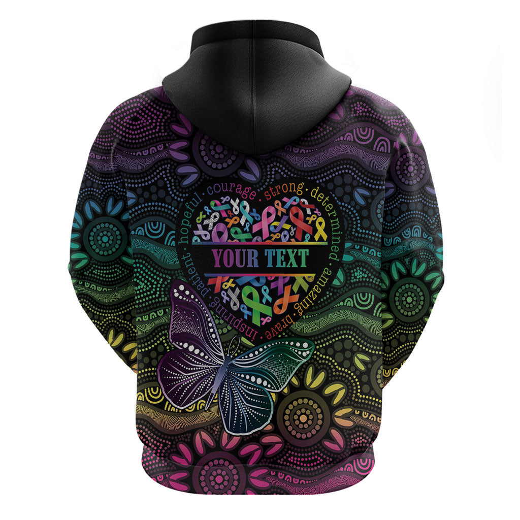 Australia Cancer Survivor Personalised Hoodie I’m A Survivor Ribbon Heart