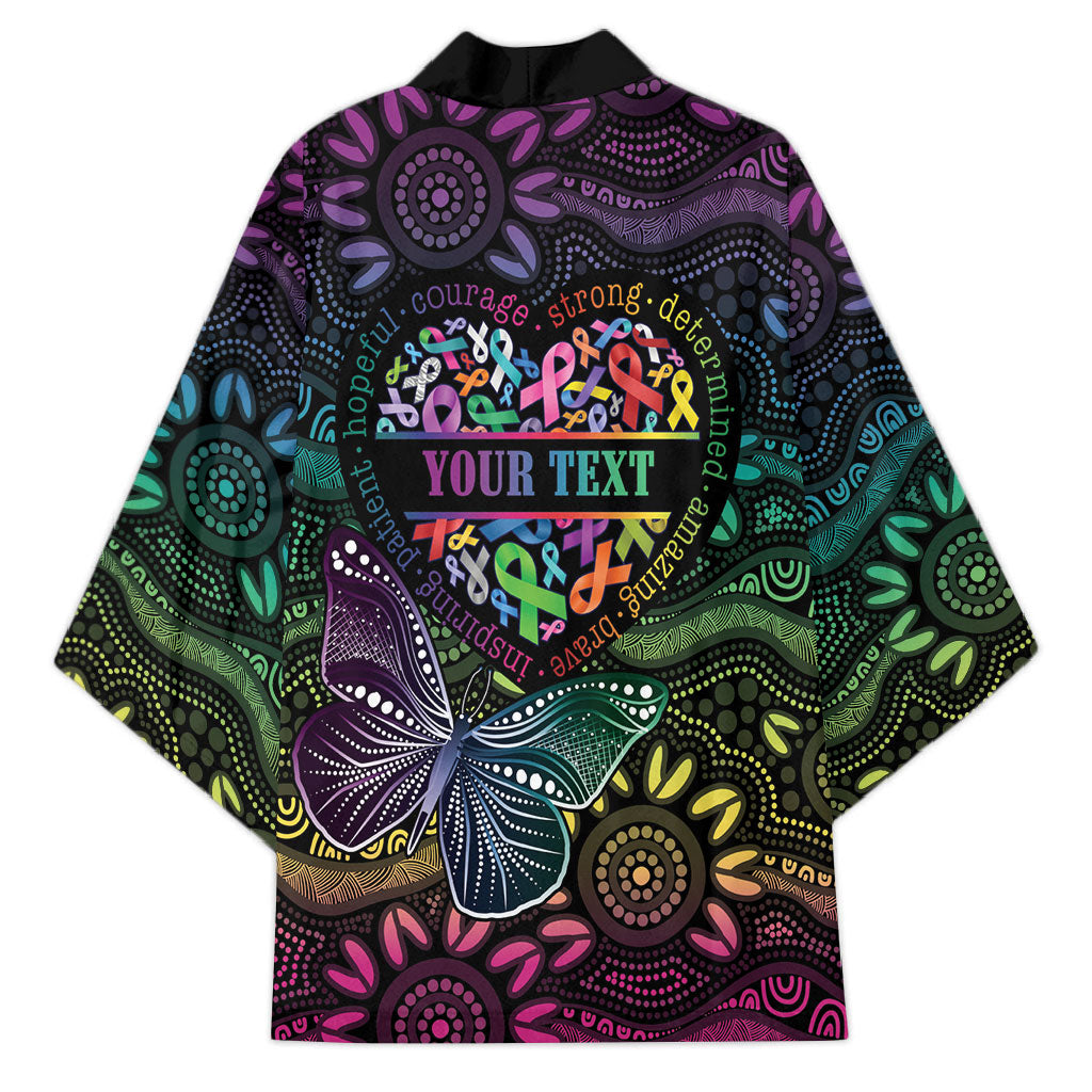 Australia Cancer Survivor Personalised Kimono I’m A Survivor Ribbon Heart