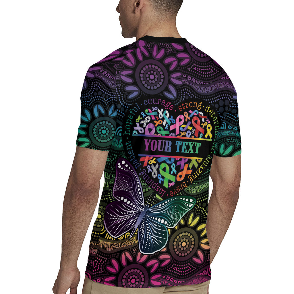 Australia Cancer Survivor Personalised Rugby Jersey I’m A Survivor Ribbon Heart