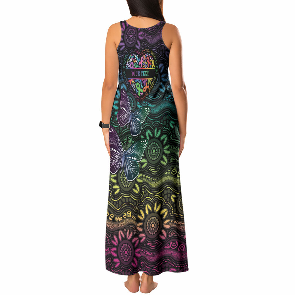 Australia Cancer Survivor Personalised Tank Maxi Dress I’m A Survivor Ribbon Heart