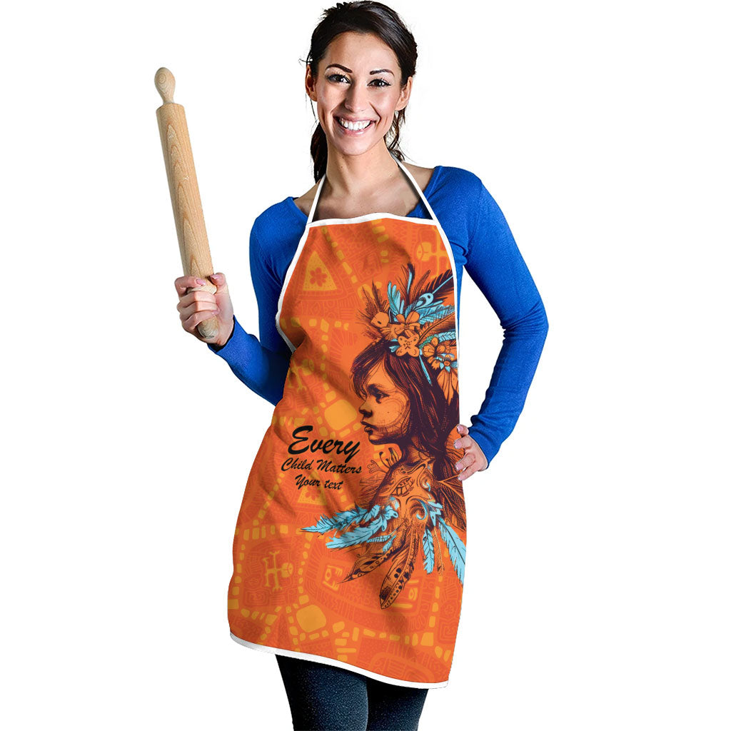 All Children Matters Support Personalized Apron Canadian Indigenous Orange Day