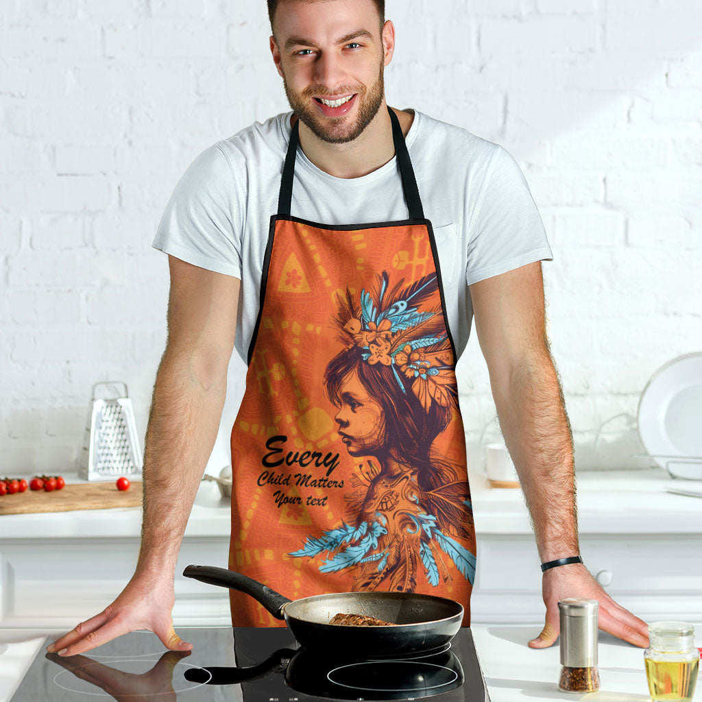 All Children Matters Support Personalized Apron Canadian Indigenous Orange Day